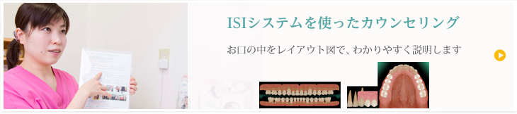 ISIシステムを使ったカウンセリング